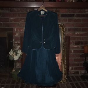 Rimini Dress 2 pieces (Skirt/Jacket) Turquoise